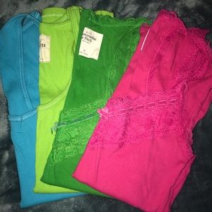 Tank top set!! Hollister and A&F!!
